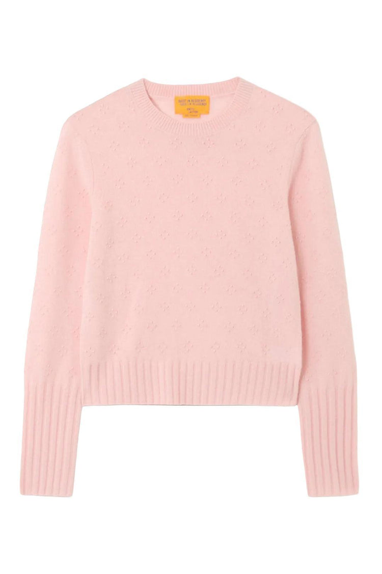 Guest In Residence-Compass shrunken crew powder pink-dgallerystore