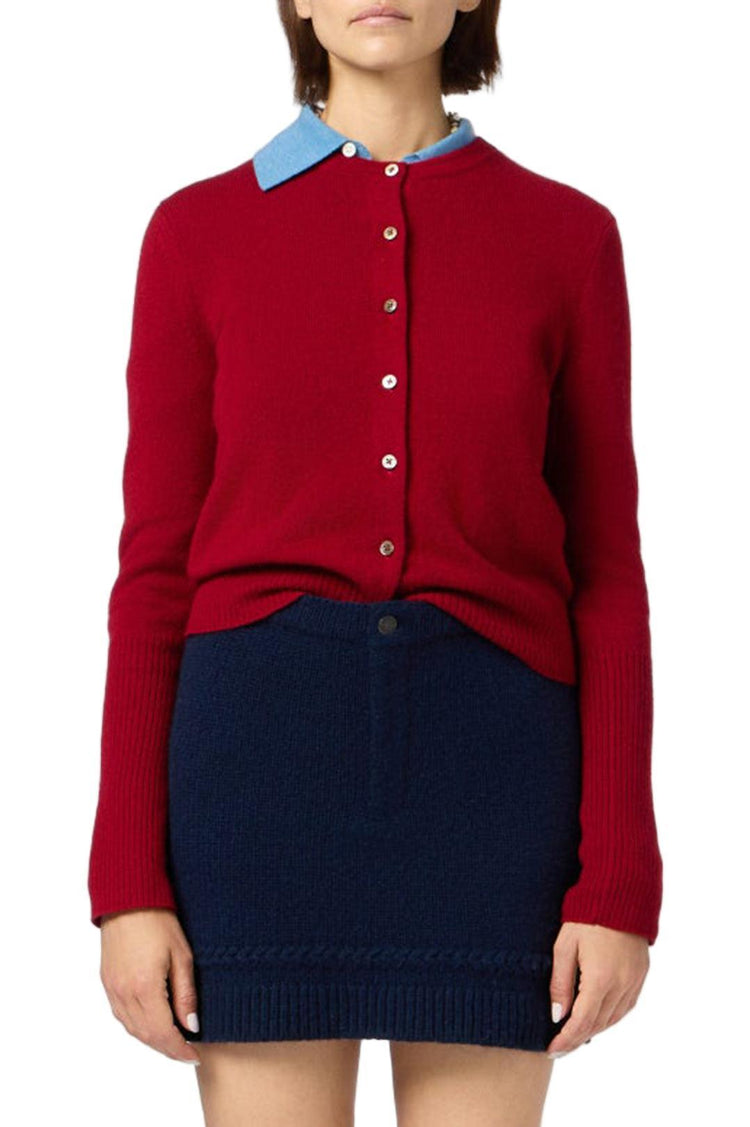 Guest In Residence-Jane cardigan ruby-dgallerystore