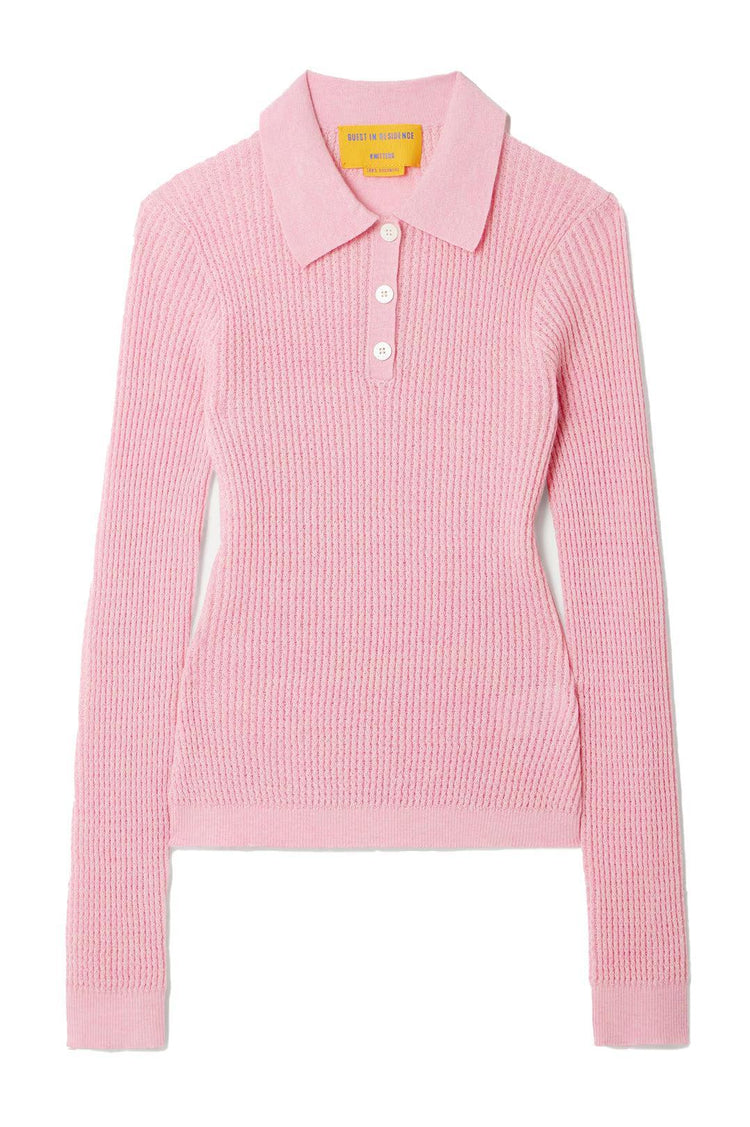 Guest In Residence-L/S shrunken polo daybreak-dgallerystore