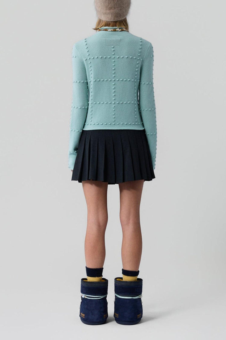 Guest In Residence-Popcorn top in cashmere blend seaglass-dgallerystore