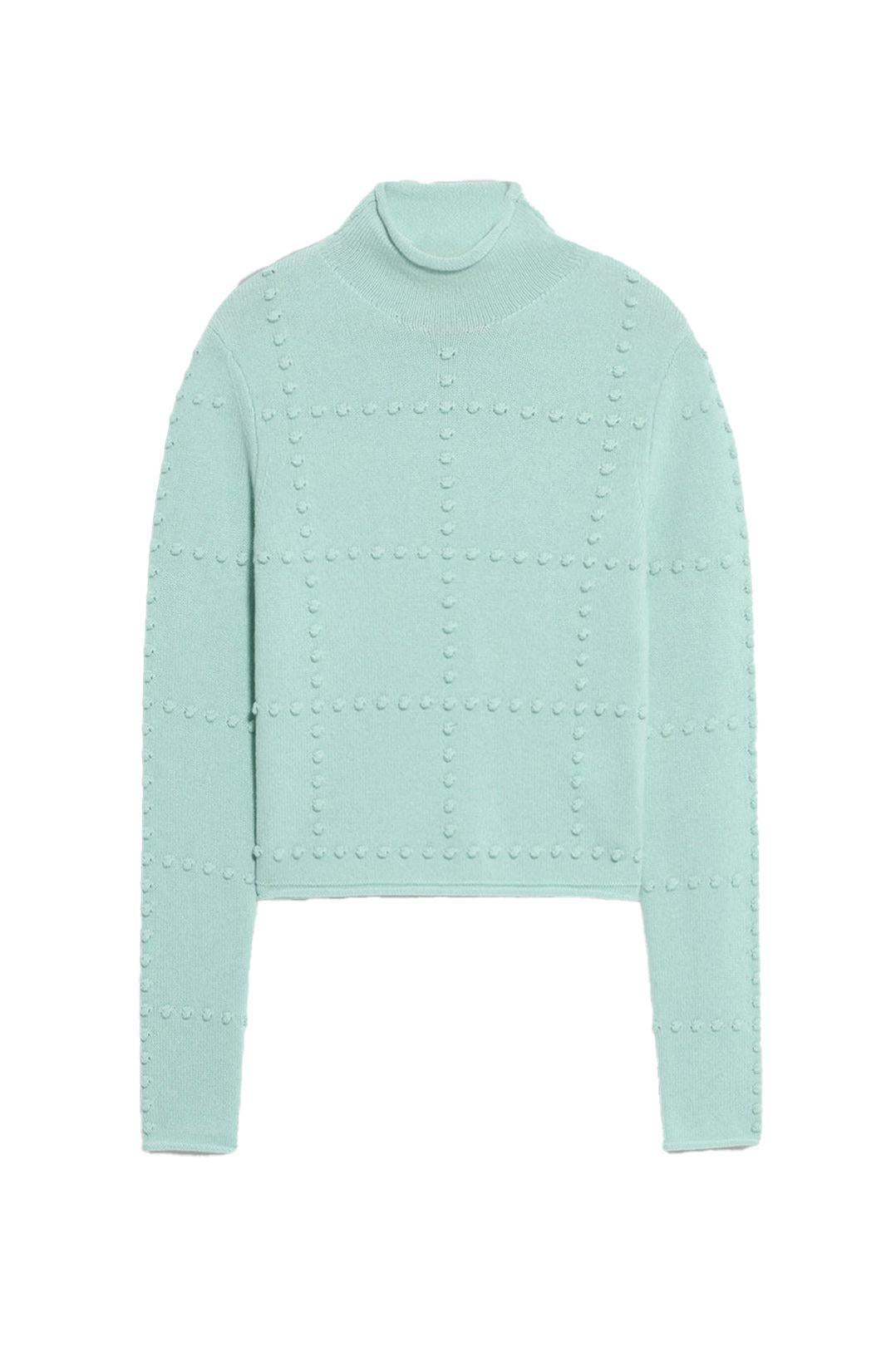 Guest In Residence-Popcorn top in cashmere blend seaglass-dgallerystore