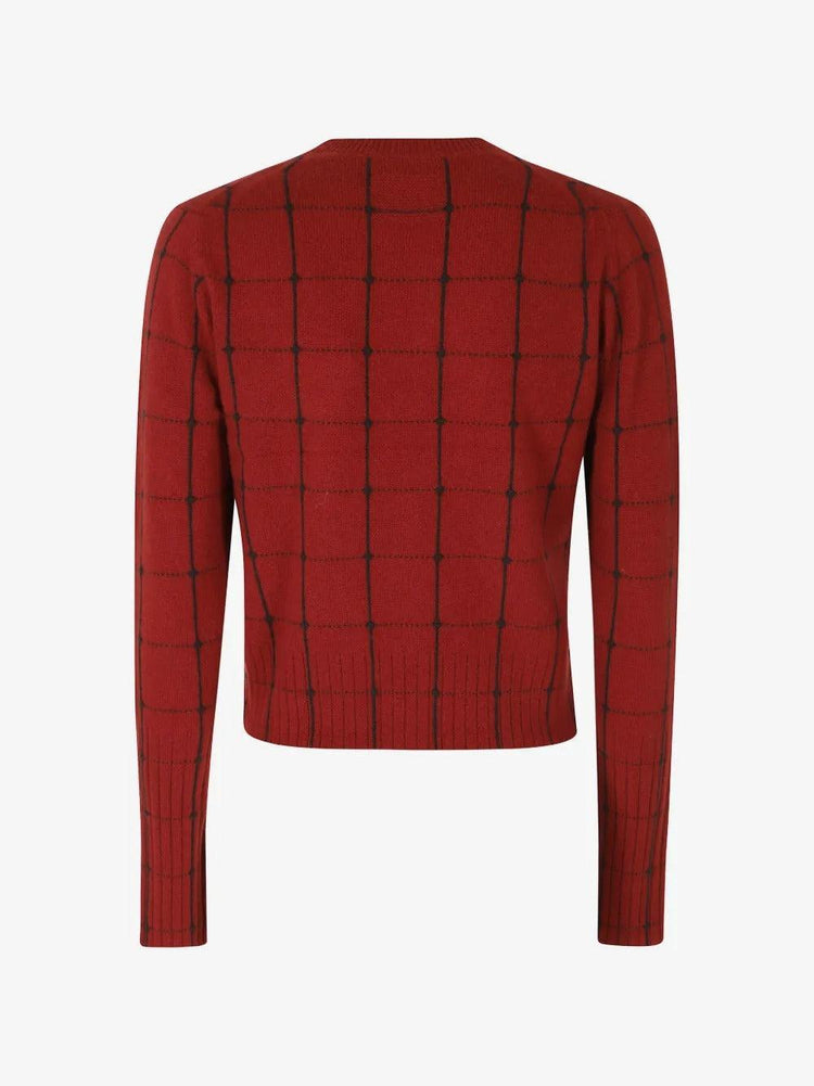 Guest In Residence-Shrunker checker crew carmine / burnt cocoa-dgallerystore