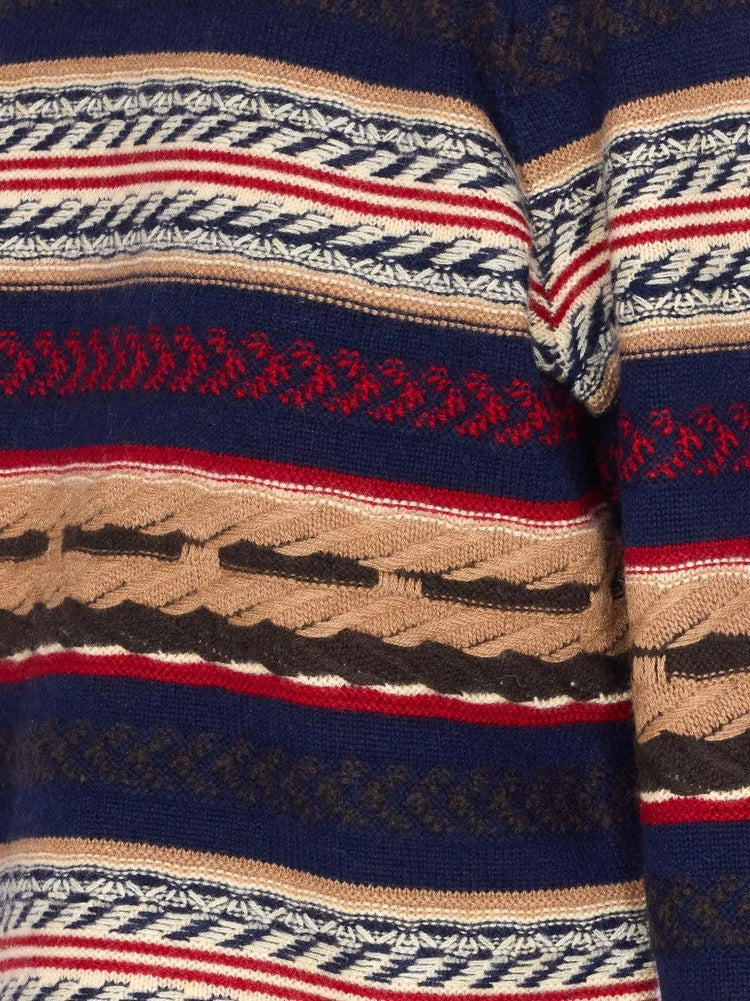 Guest In Residence-Striped fringed sweater-dgallerystore