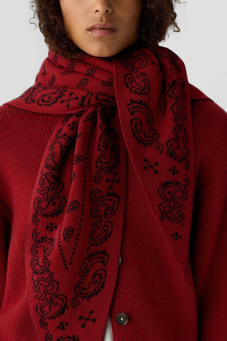 Guest In Residence-The wild rag carmine black-dgallerystore