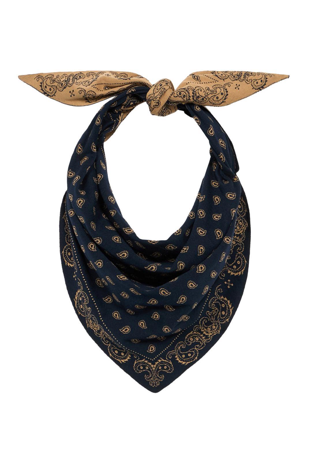 Guest In Residence-The wild rag navy camel-dgallerystore