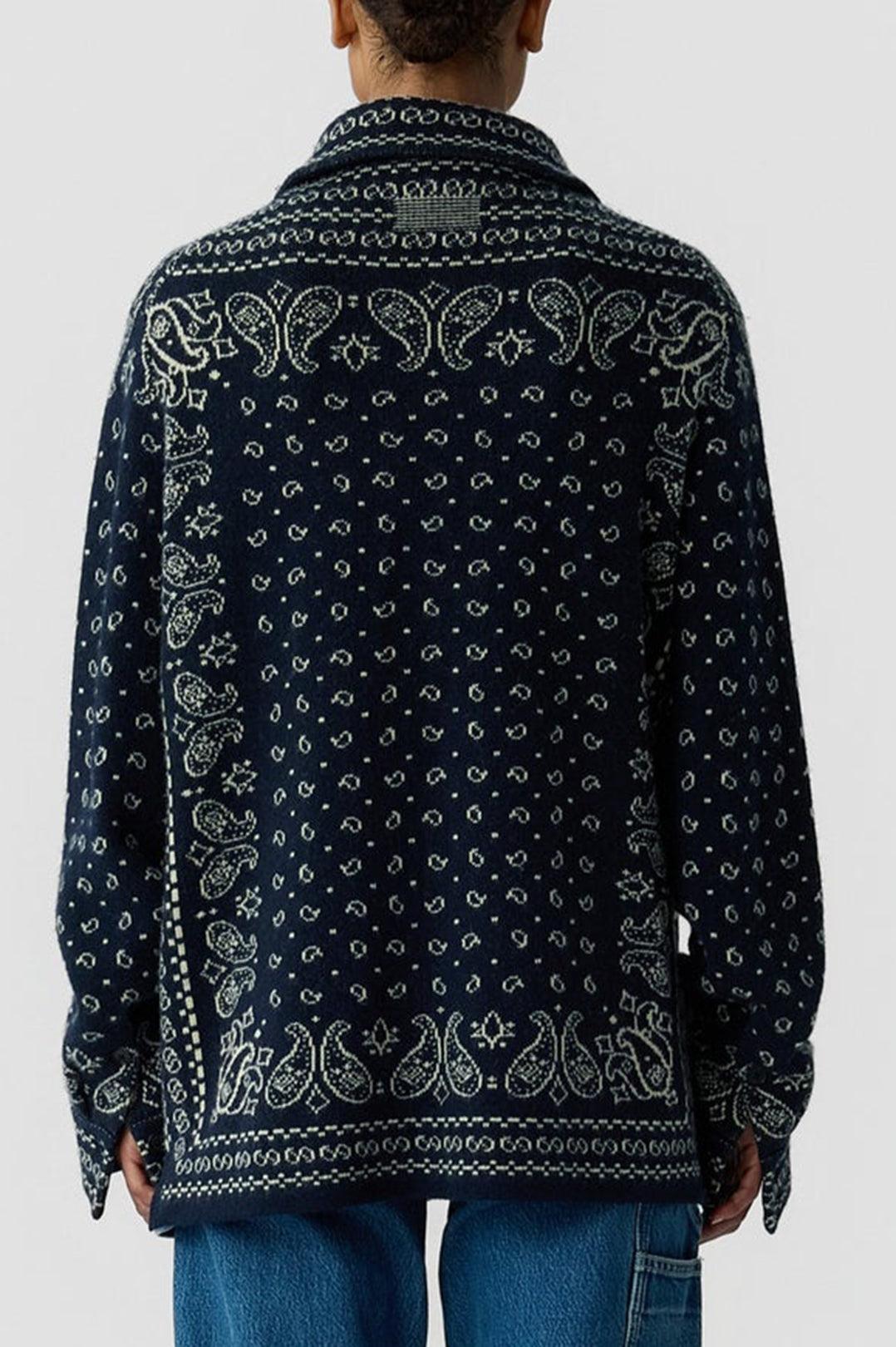 Guest In Residence-Wild rag work shirt midnight-dgallerystore