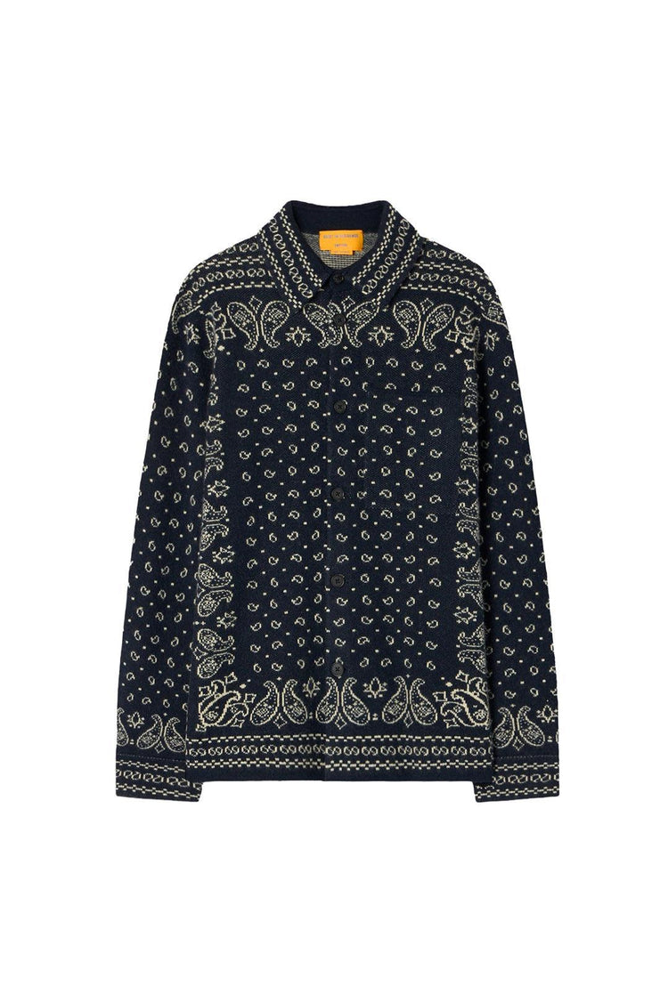 Guest In Residence-Wild rag work shirt midnight-dgallerystore