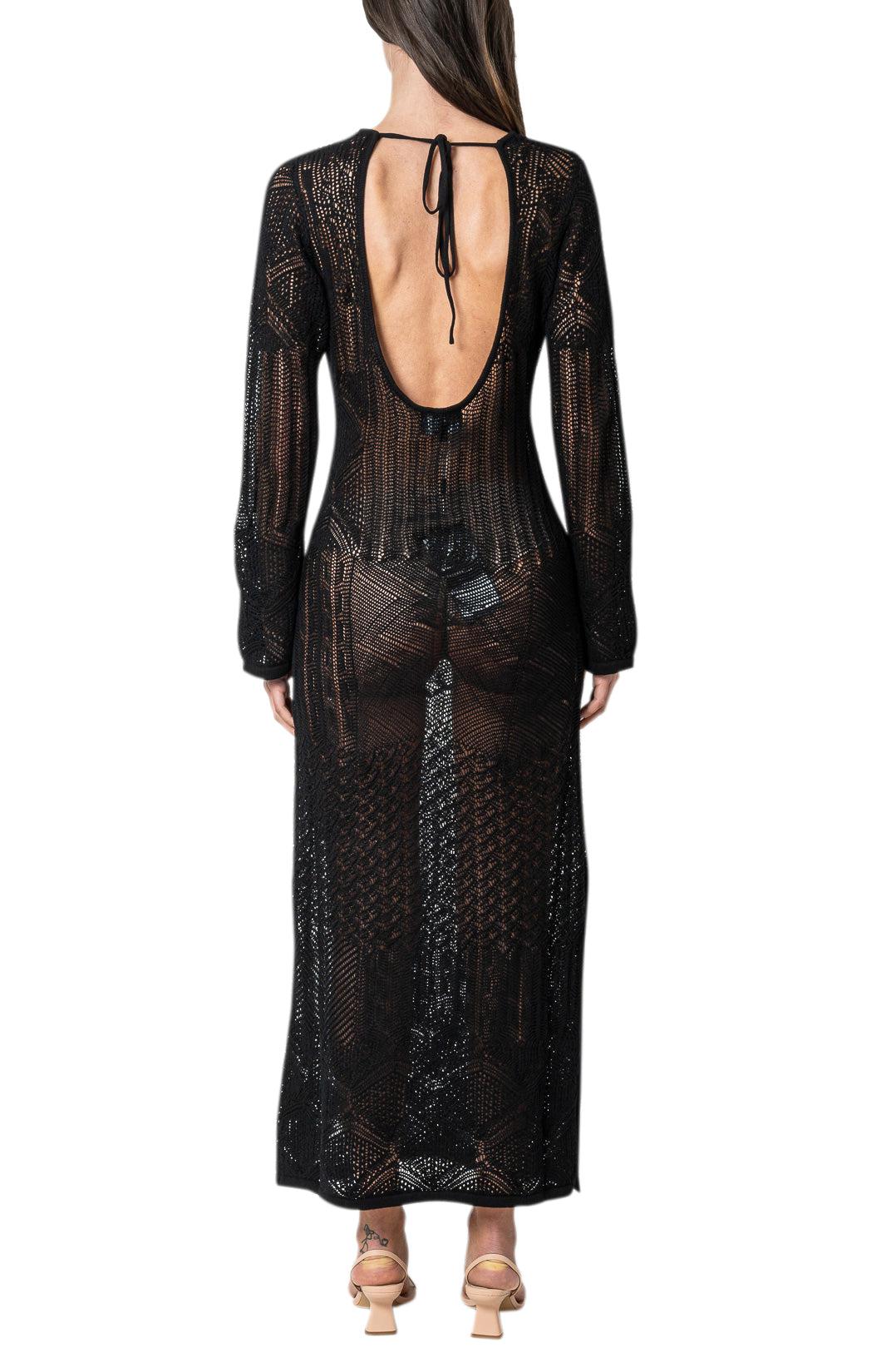 high neck lace dress express High Neck Sheath/Column Backless Lace Boho Wedding Dress with Long Tra –  Angrila