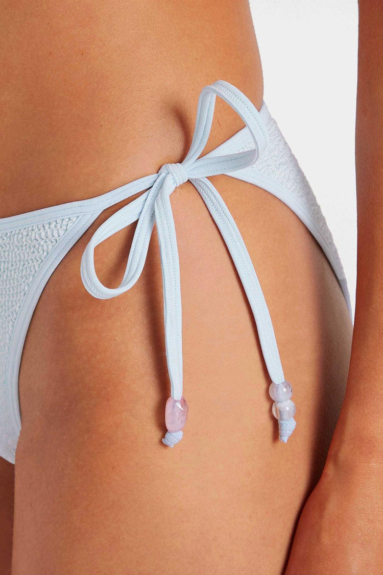 Hunza G-Gina beaded bikini metallic ice blue-dgallerystore