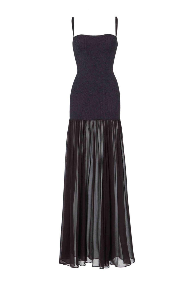 Hunza G-Hybrid dress black-dgallerystore