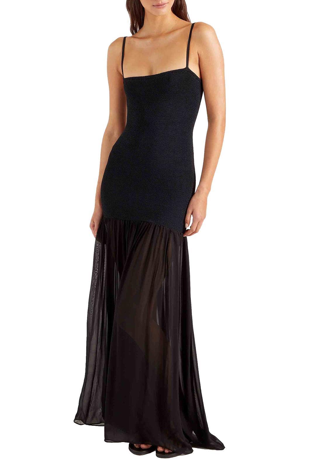 Hunza G-Hybrid dress black-dgallerystore