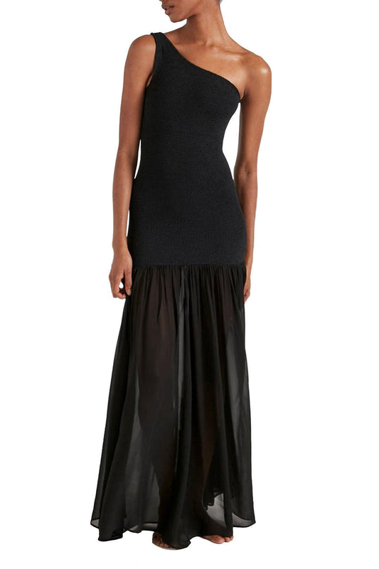 Hunza G-Nancy hybrid dress black-dgallerystore