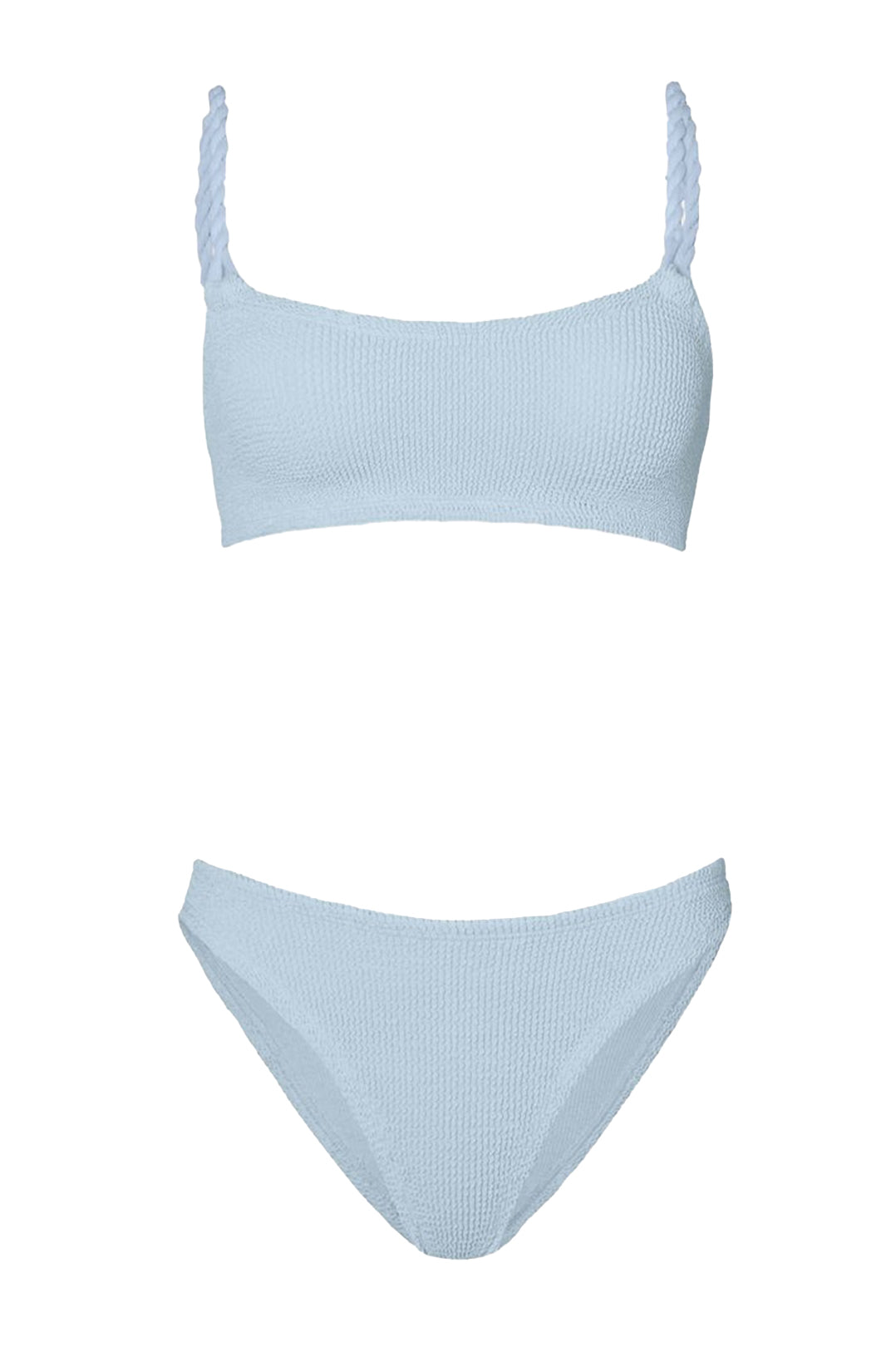 Hunza G-Phoebe bikini metallic ice blue-dgallerystore