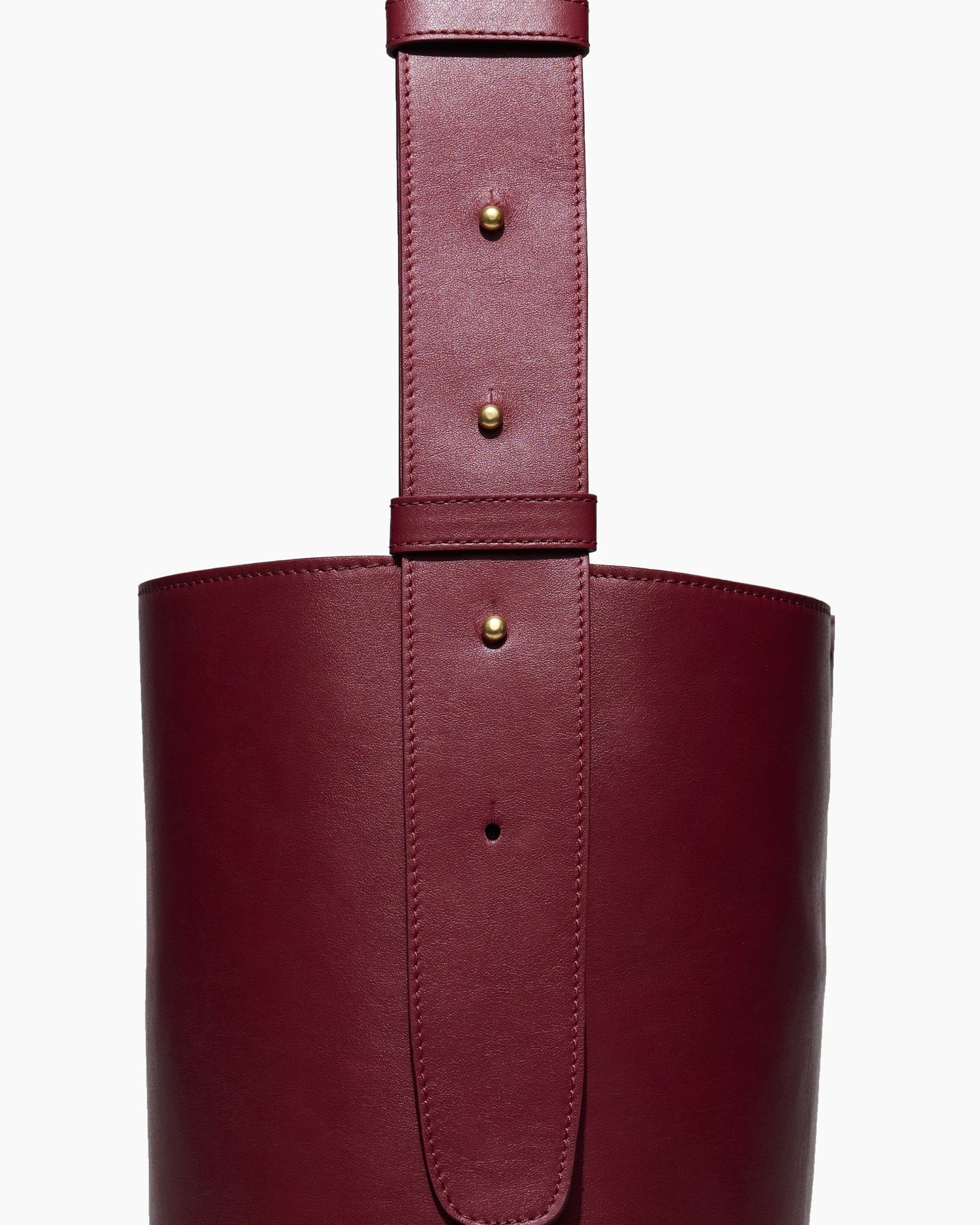 Lie Studio-The Norma Tote Burgudny Red-dgallerystore