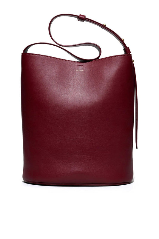 Lie Studio-The Norma Tote Burgudny Red-dgallerystore