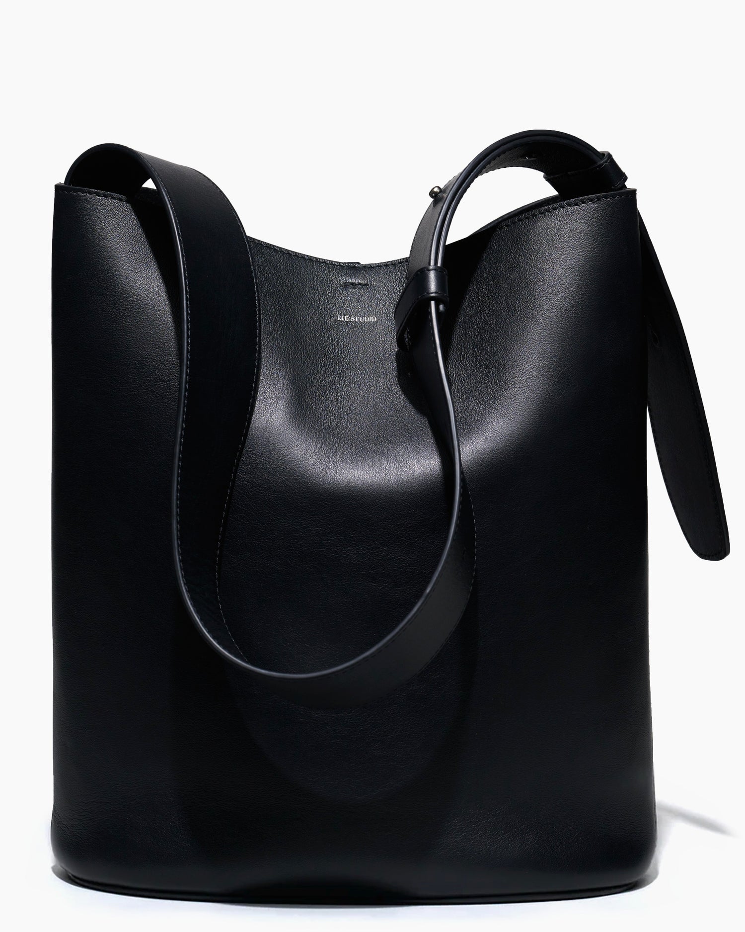 Lie Studio-The Norma Tote Solid Black-dgallerystore