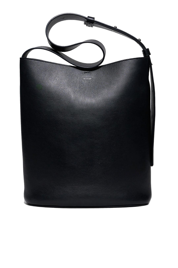 Lie Studio-The Norma Tote Solid Black-dgallerystore