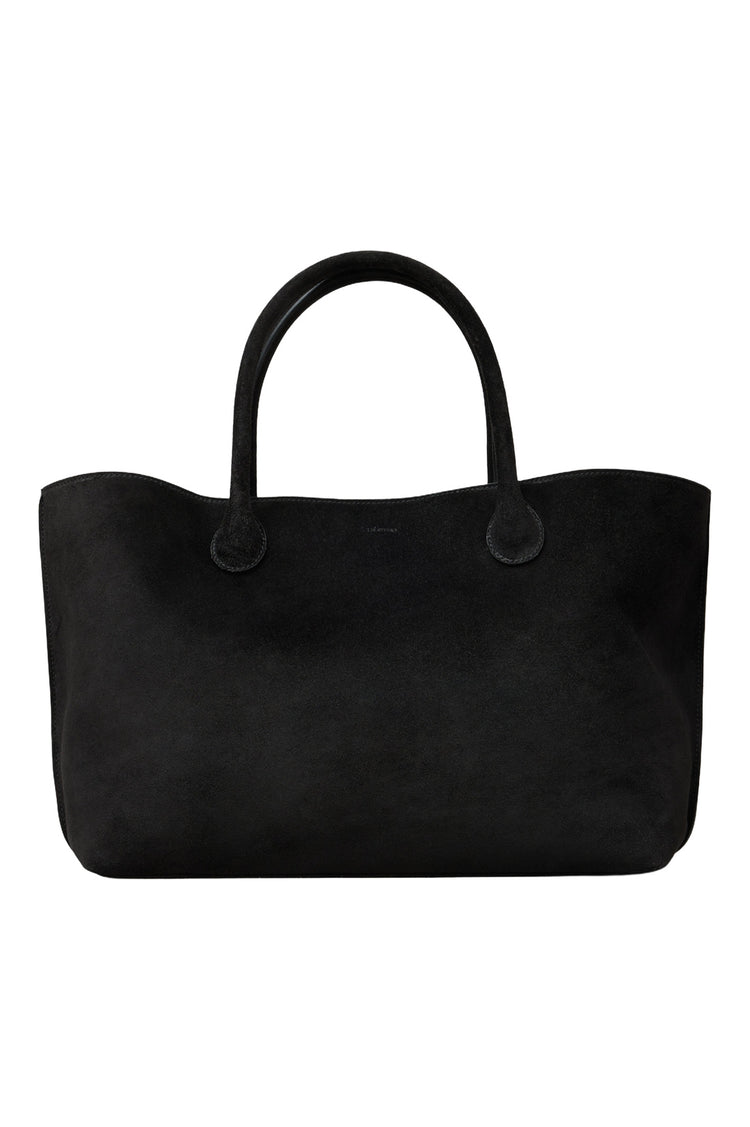 Lie Studio-The Grace tote black suede-dgallerystore