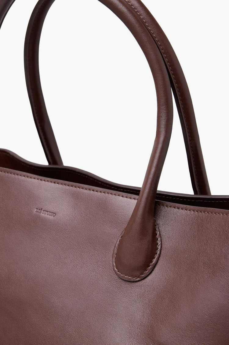 Lie Studio-The Grace tote sepia brown-dgallerystore