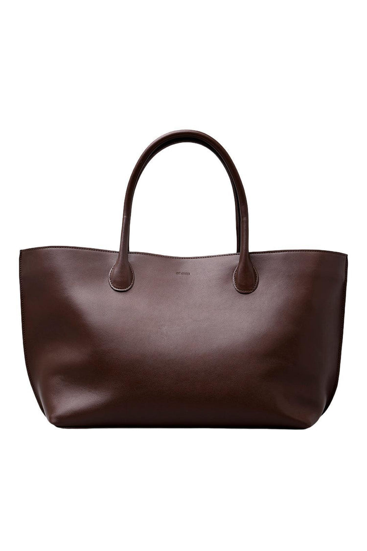 Lie Studio-The Grace tote sepia brown-dgallerystore