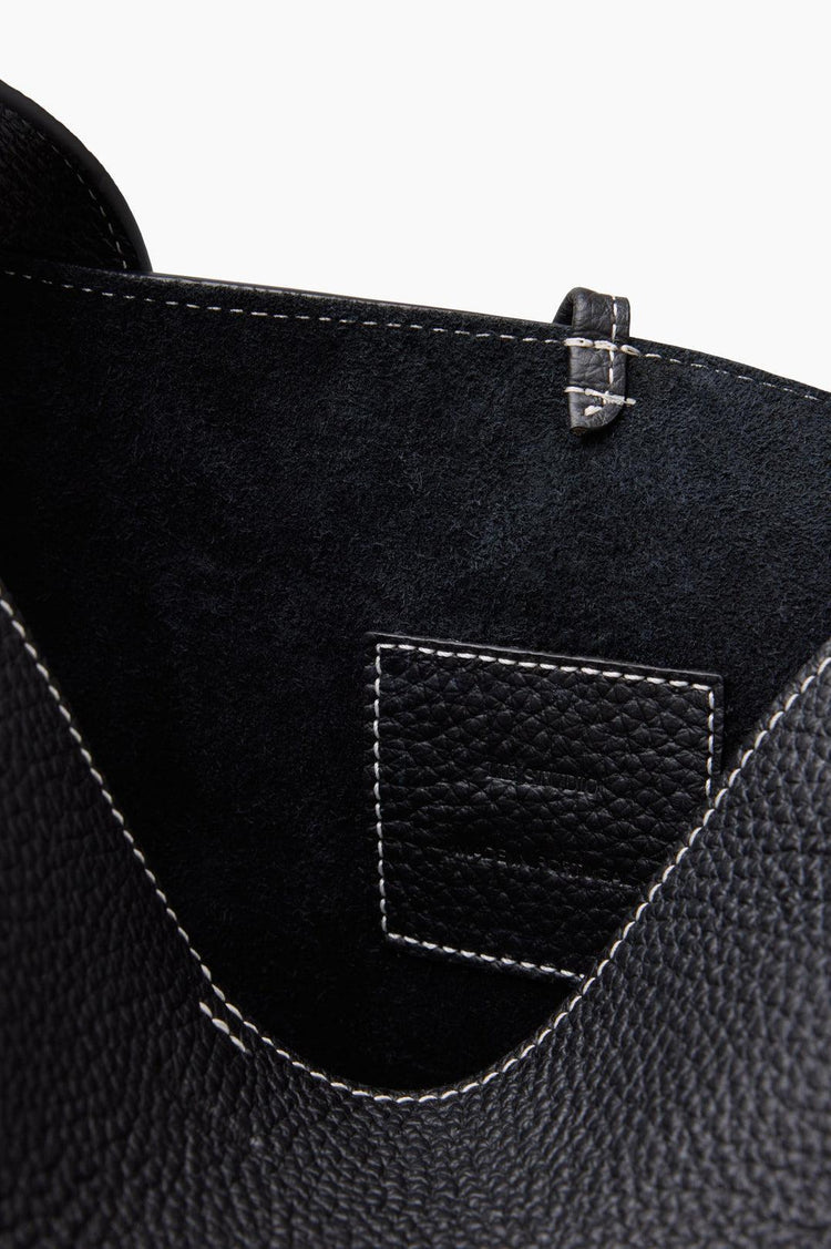 Lie Studio-The Norma tote black grosgrain-dgallerystore
