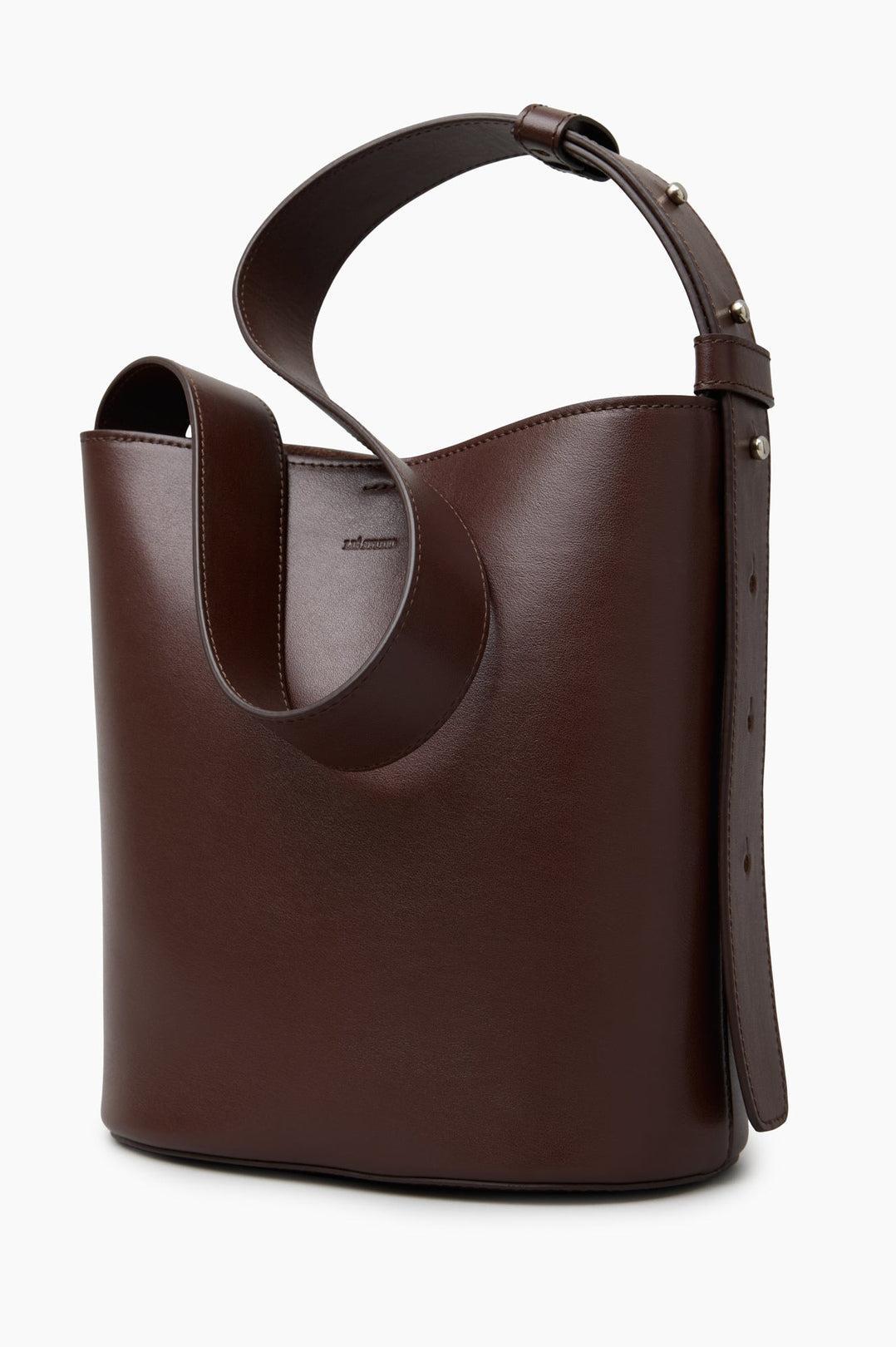 Lie Studio-The Paula tote sepia brown-dgallerystore