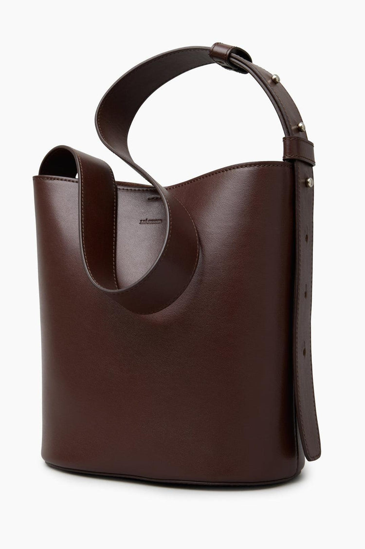Lie Studio-The Paula tote sepia brown-dgallerystore