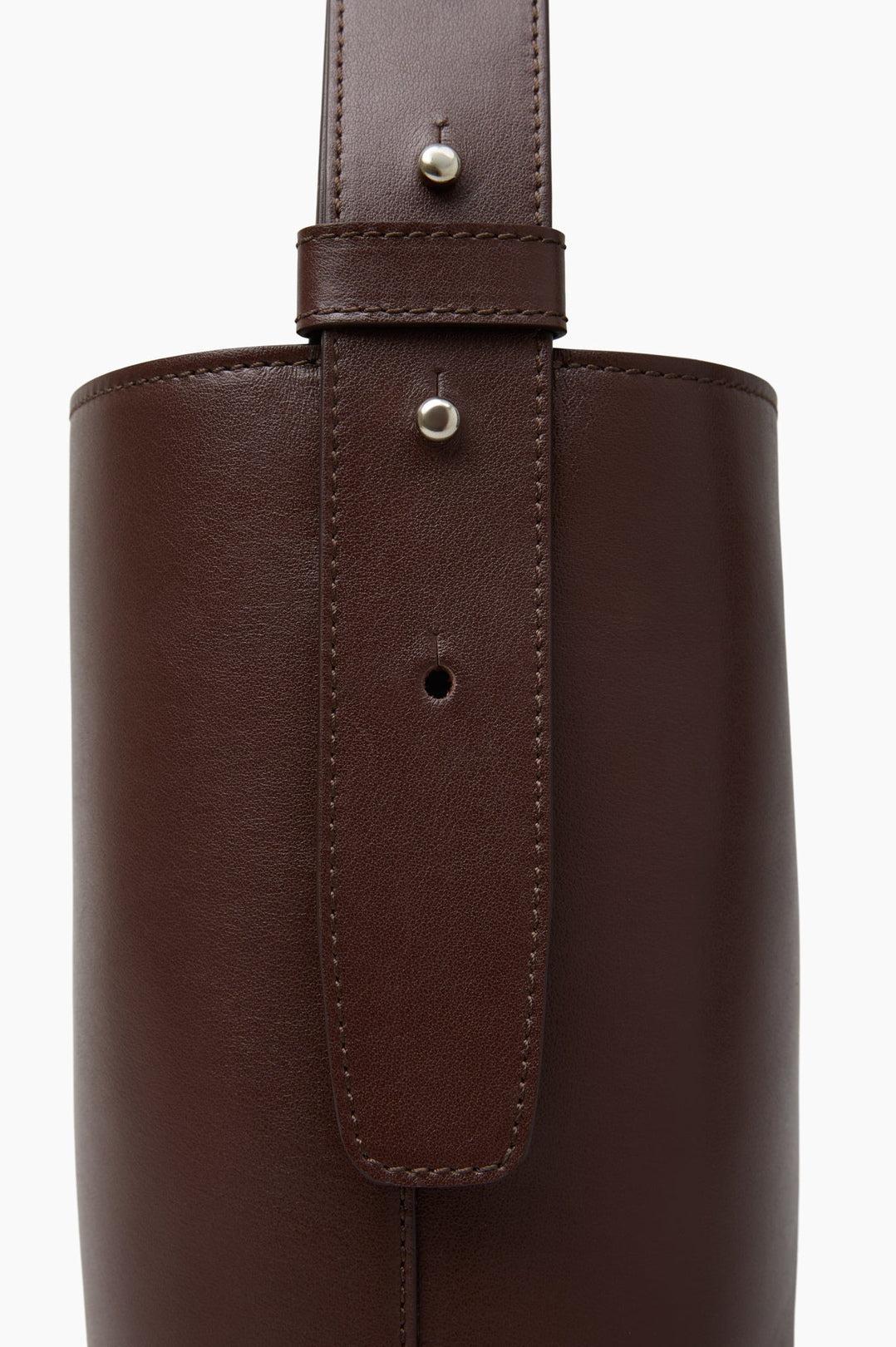 Lie Studio-The Paula tote sepia brown-dgallerystore