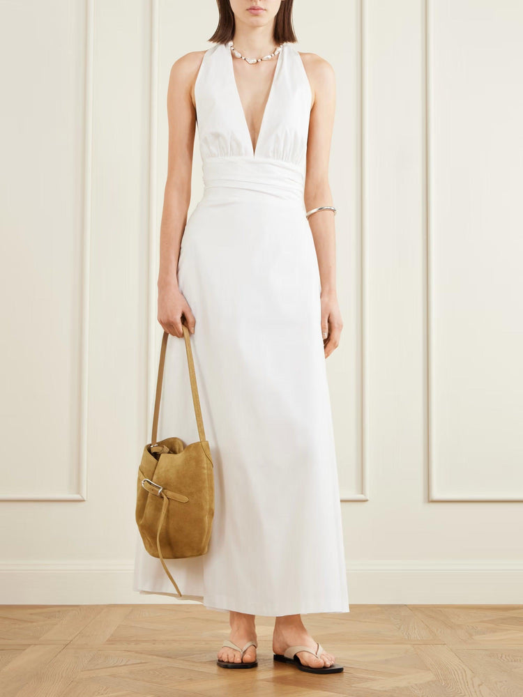 Liffner-Belted bucket bag cow suede sand-dgallerystore