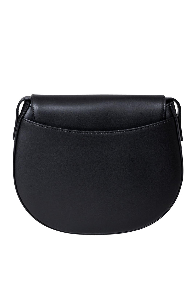 Liffner-Black Maccheroni Saddle Bag-dgallerystore