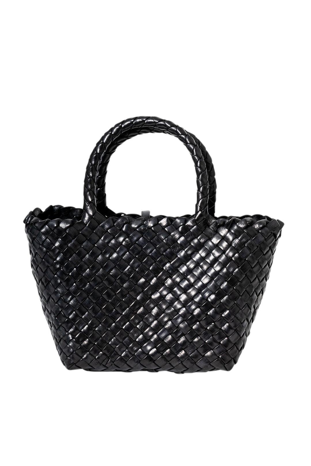 Liffner-Leather Mini Basket Bag-dgallerystore