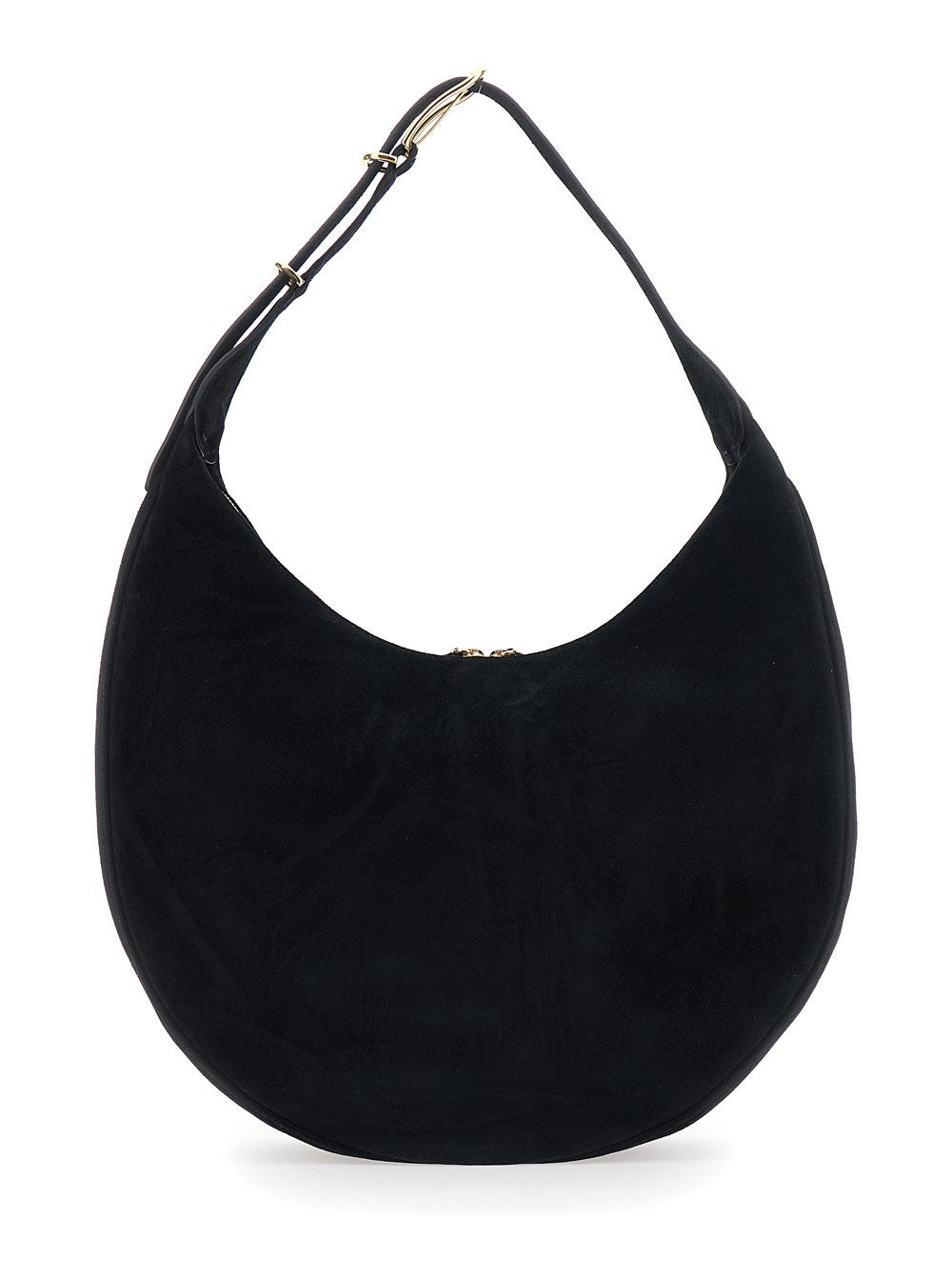Liffner-Moon hobo cow suede black-dgallerystore
