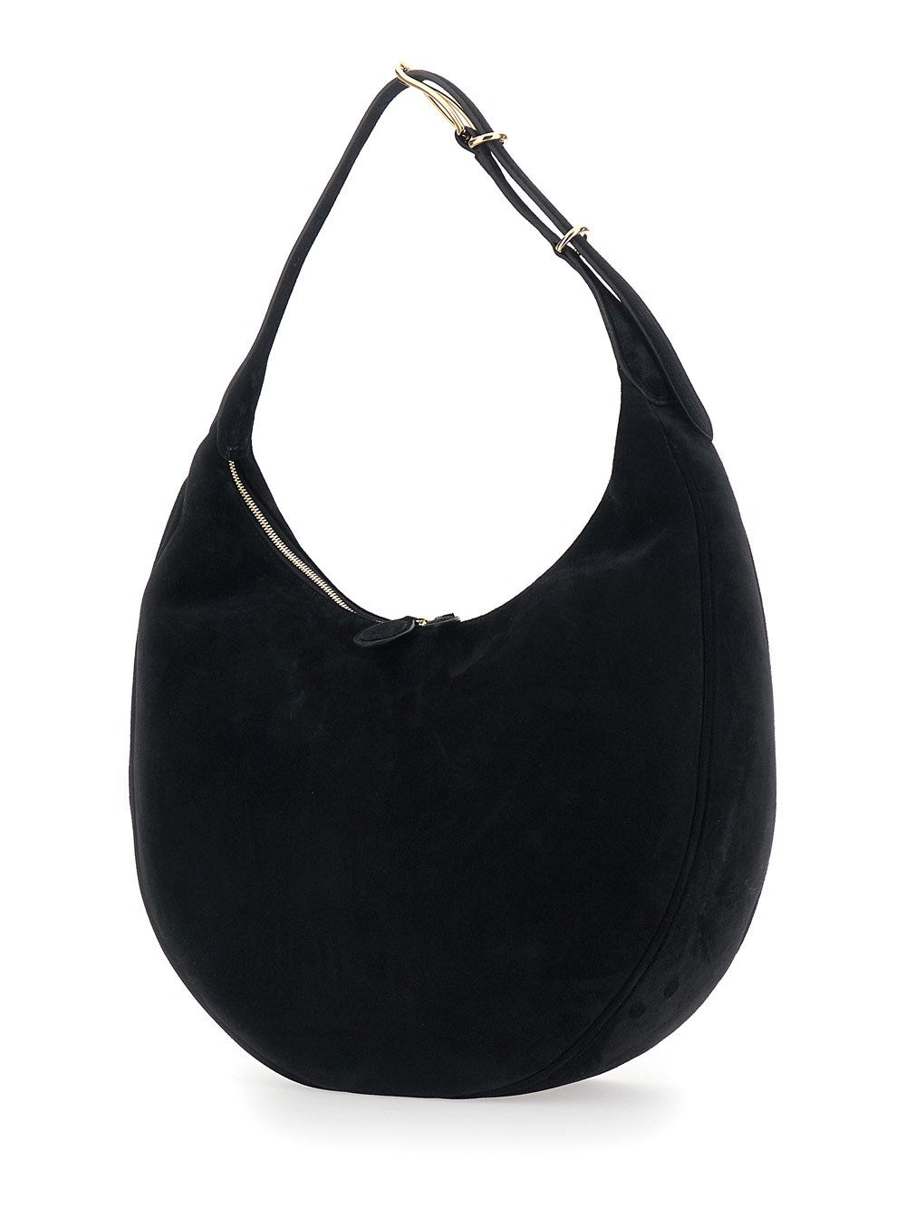 Liffner-Moon hobo cow suede black-dgallerystore