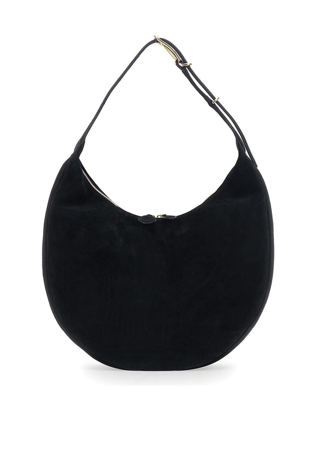Liffner-Moon hobo cow suede black-dgallerystore