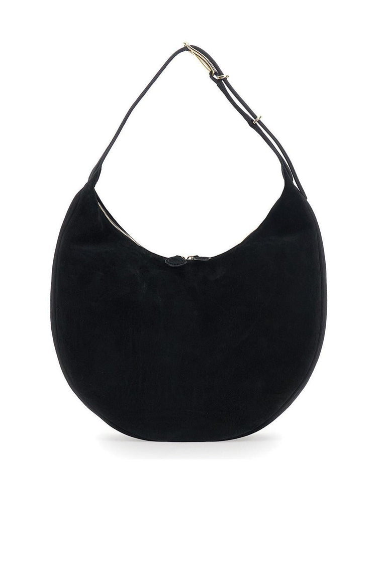 Liffner-Moon hobo cow suede black-dgallerystore