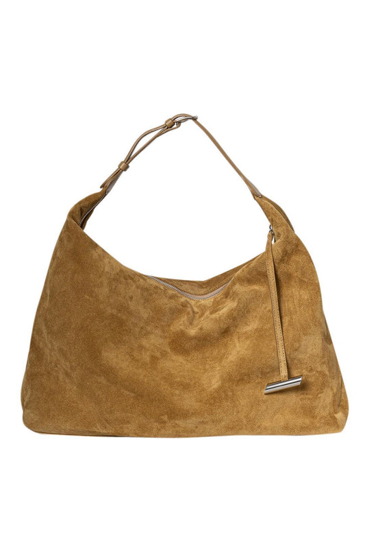 Liffner-Pillow Hobo Cow Suede Bag-dgallerystore