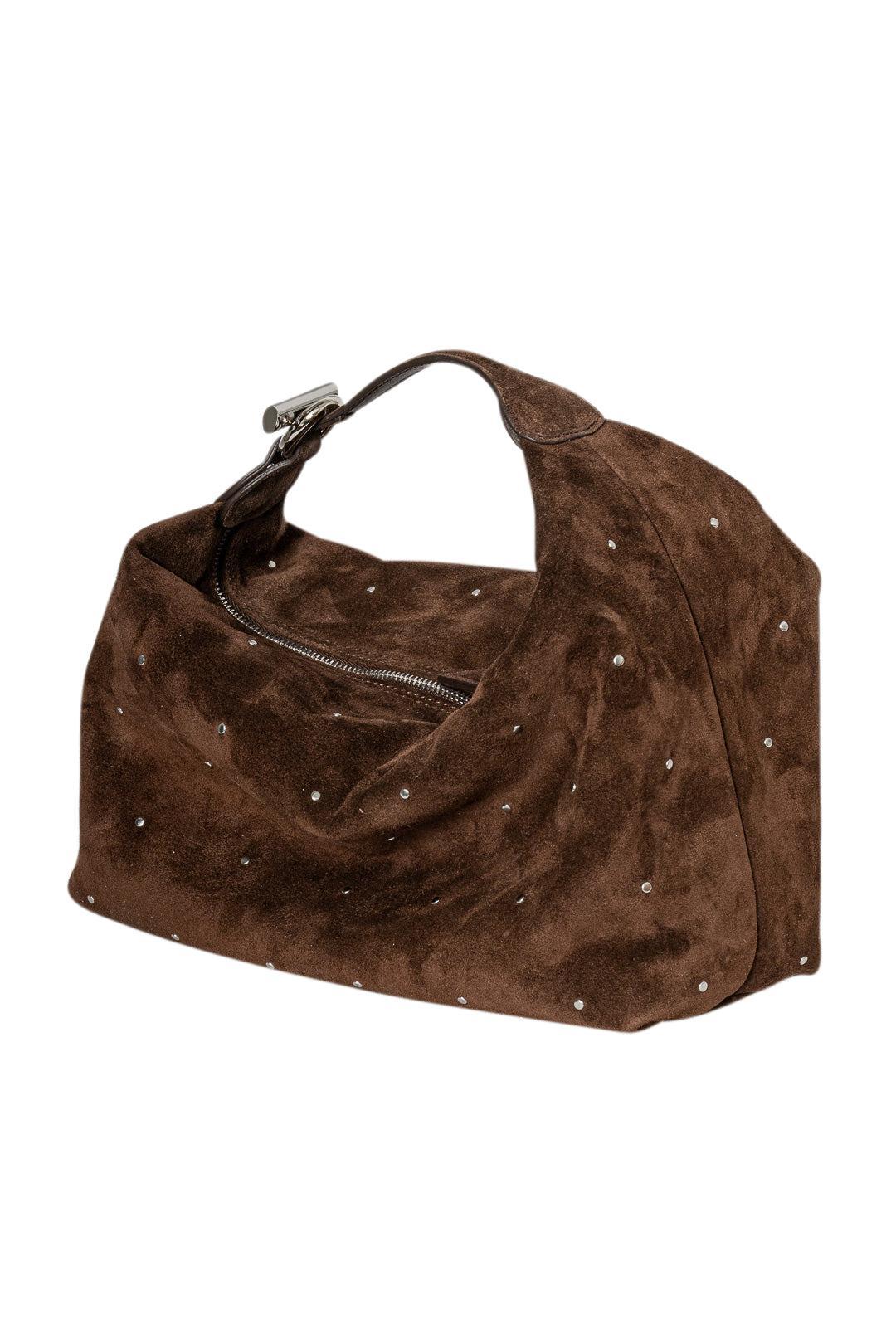 Liffner-Pillow Pouch Suede Bag-dgallerystore