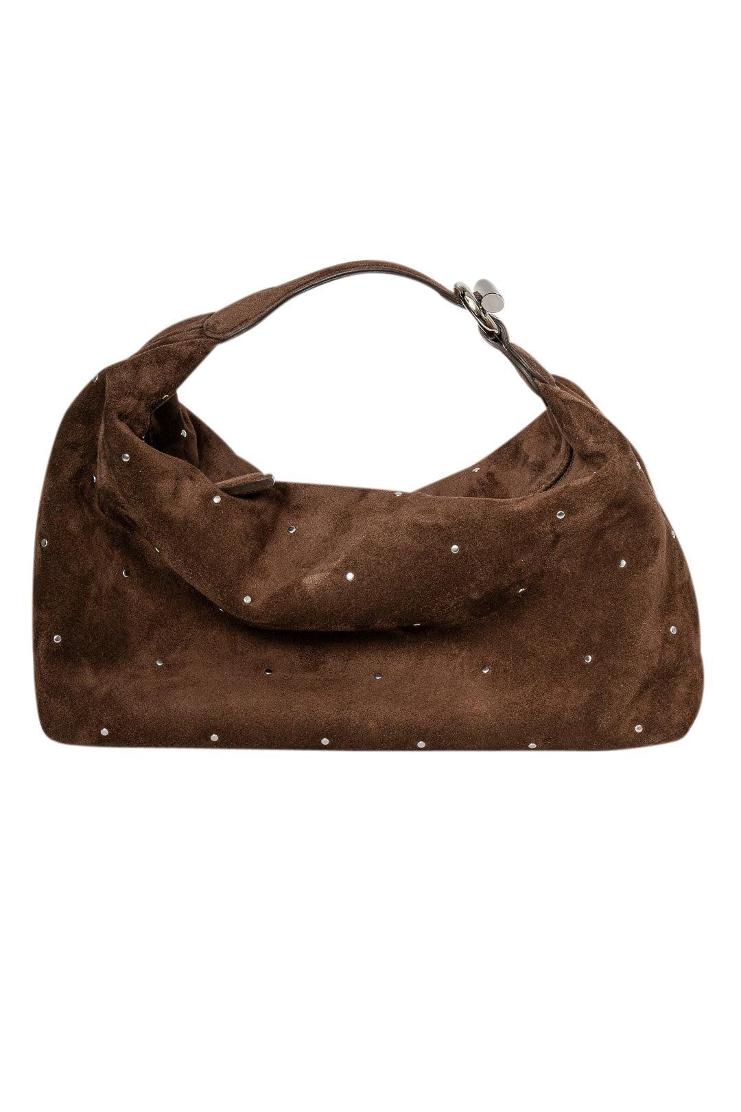 Liffner-Pillow Pouch Suede Bag-dgallerystore