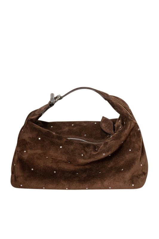 Liffner-Pillow Pouch Suede Bag-dgallerystore