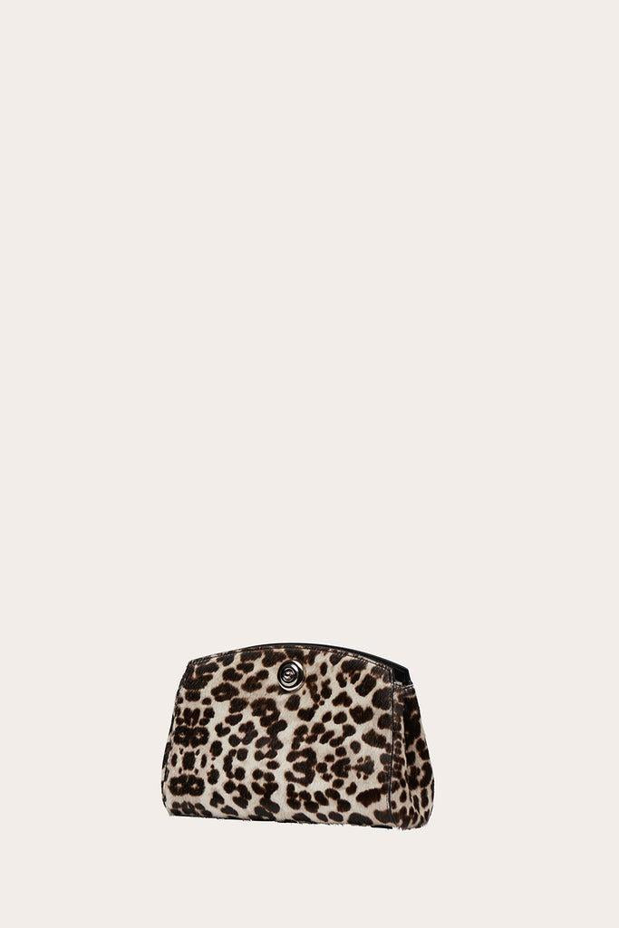 Liffner-Pushlock Clutch Snow Leopard-dgallerystore