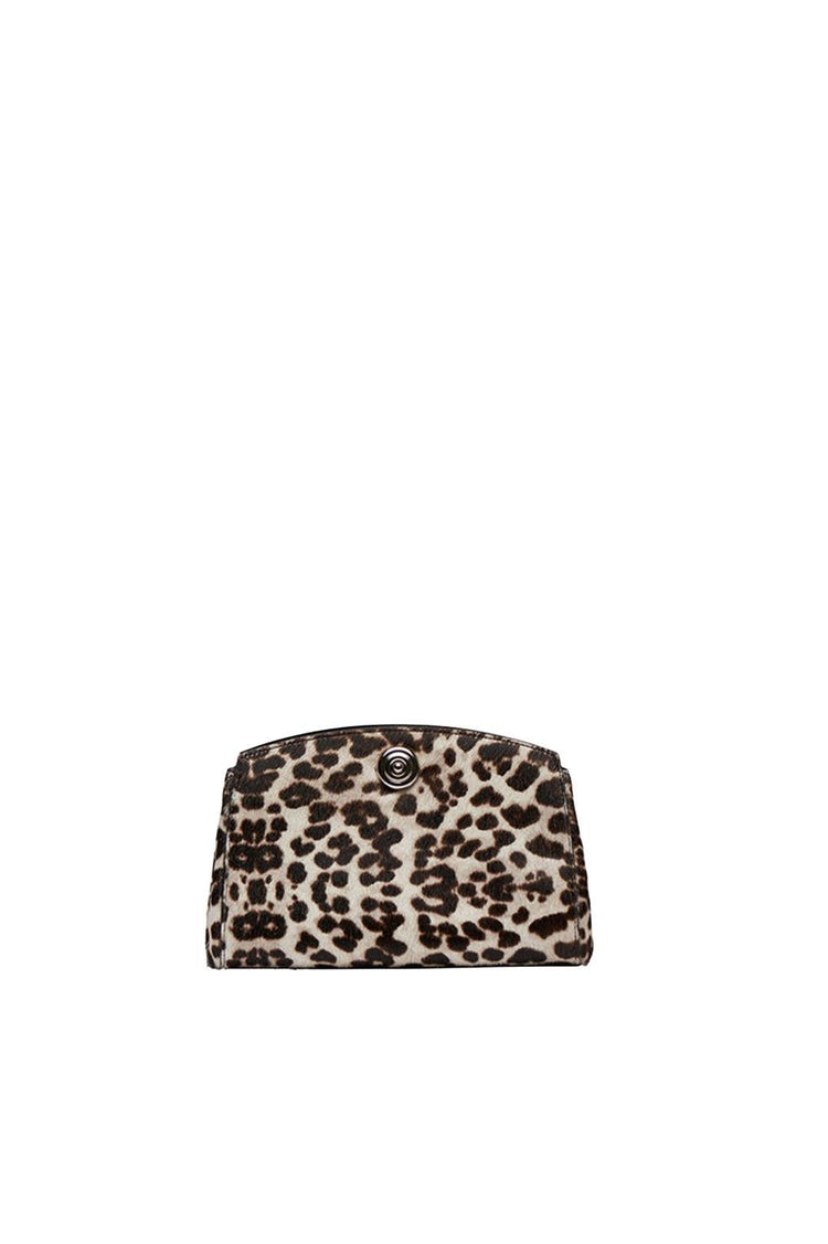 Liffner-Pushlock Clutch Snow Leopard-dgallerystore