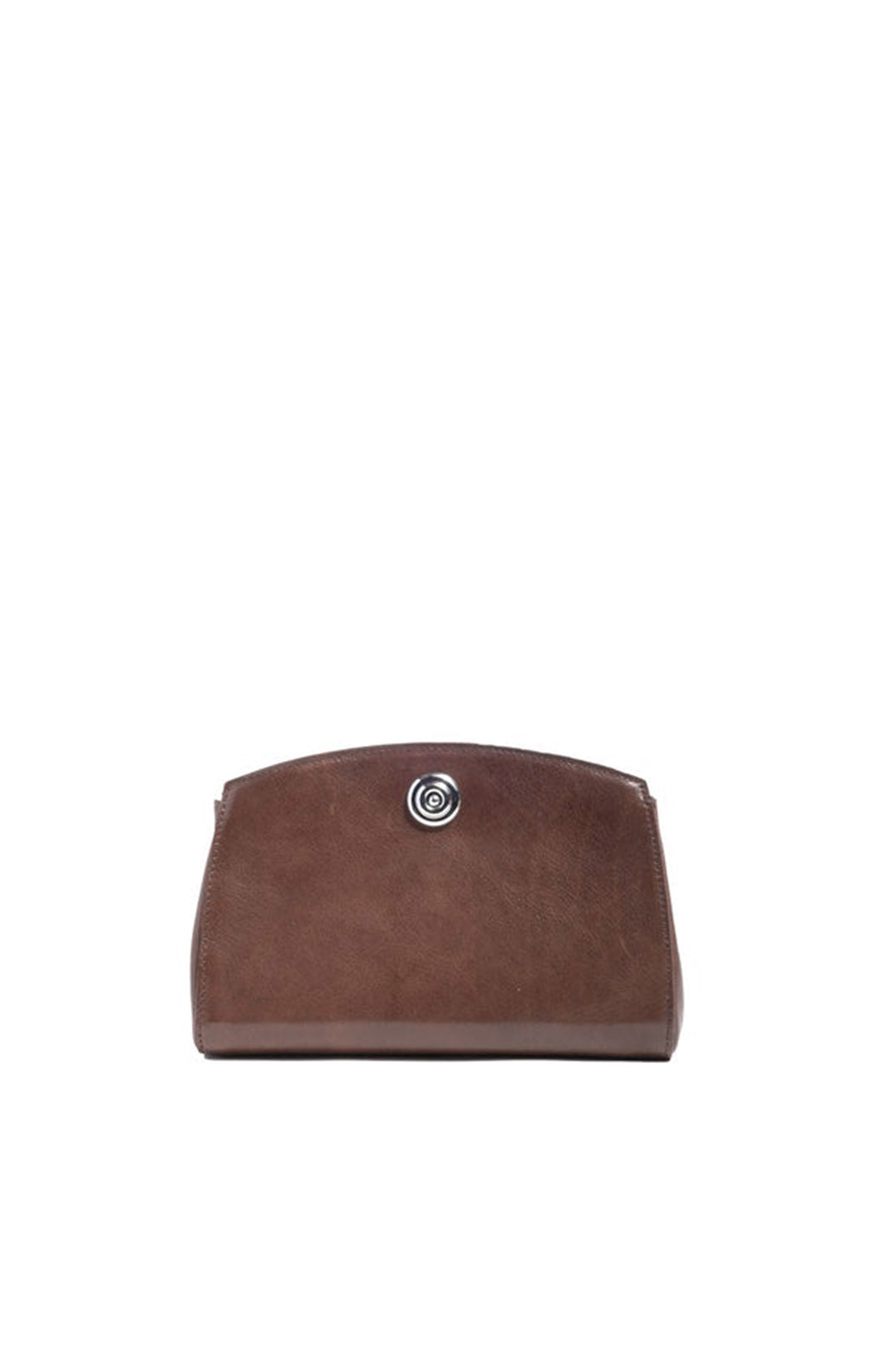 Liffner-Pushlock clutch dark brown-dgallerystore