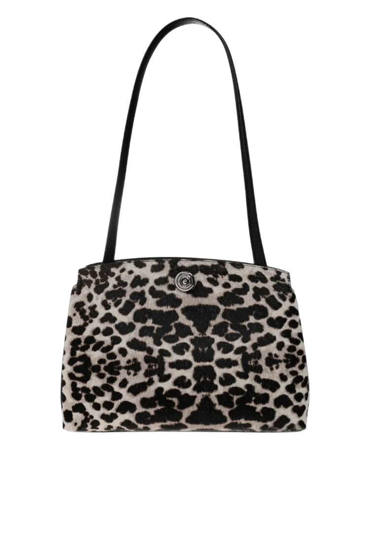Liffner-Pushlock pouch leo hair calf-dgallerystore