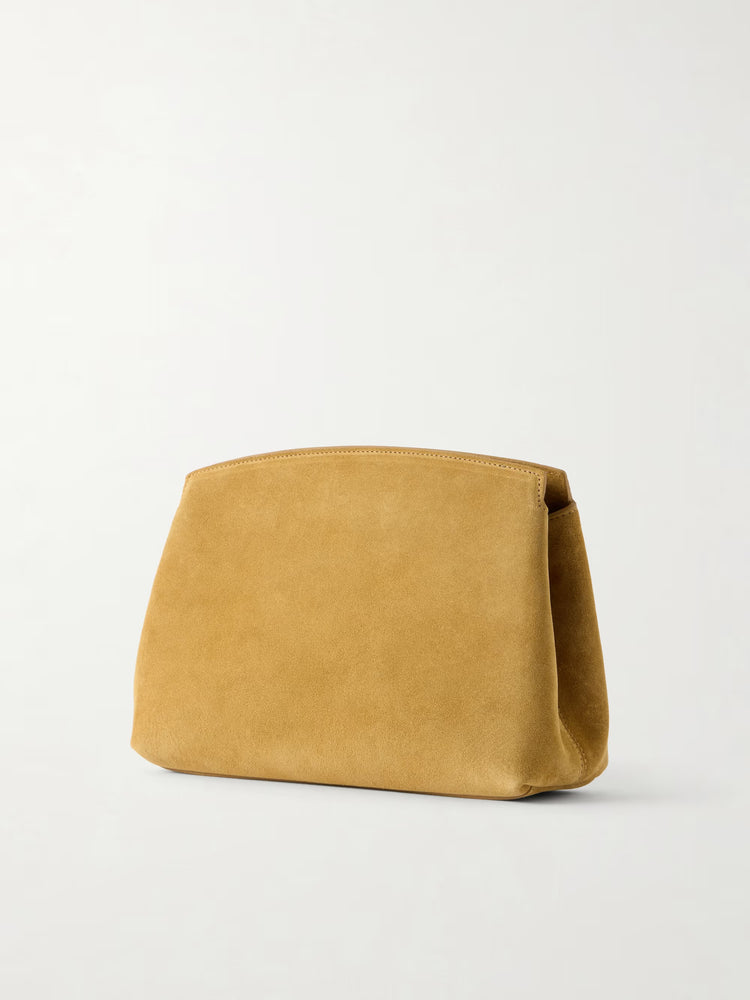 Liffner-Pushlock suede clutch_46376663163101300-dgallerystore