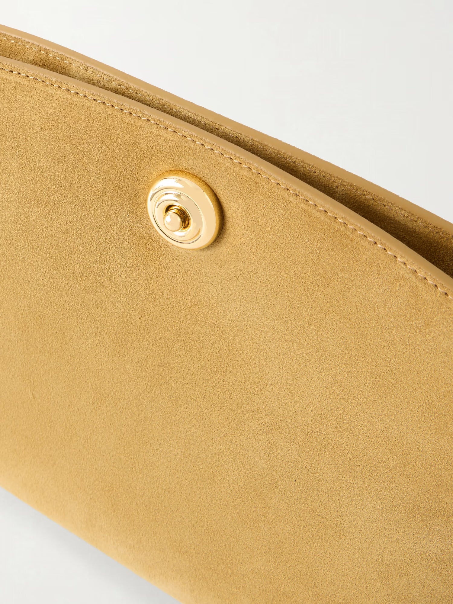 Liffner-Pushlock suede clutch_46376663163101300-dgallerystore