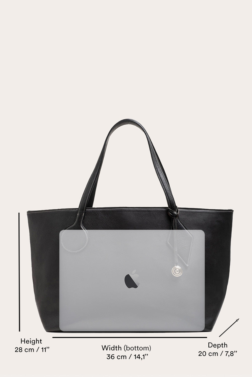 Liffner-Sprout tote large black suede-dgallerystore