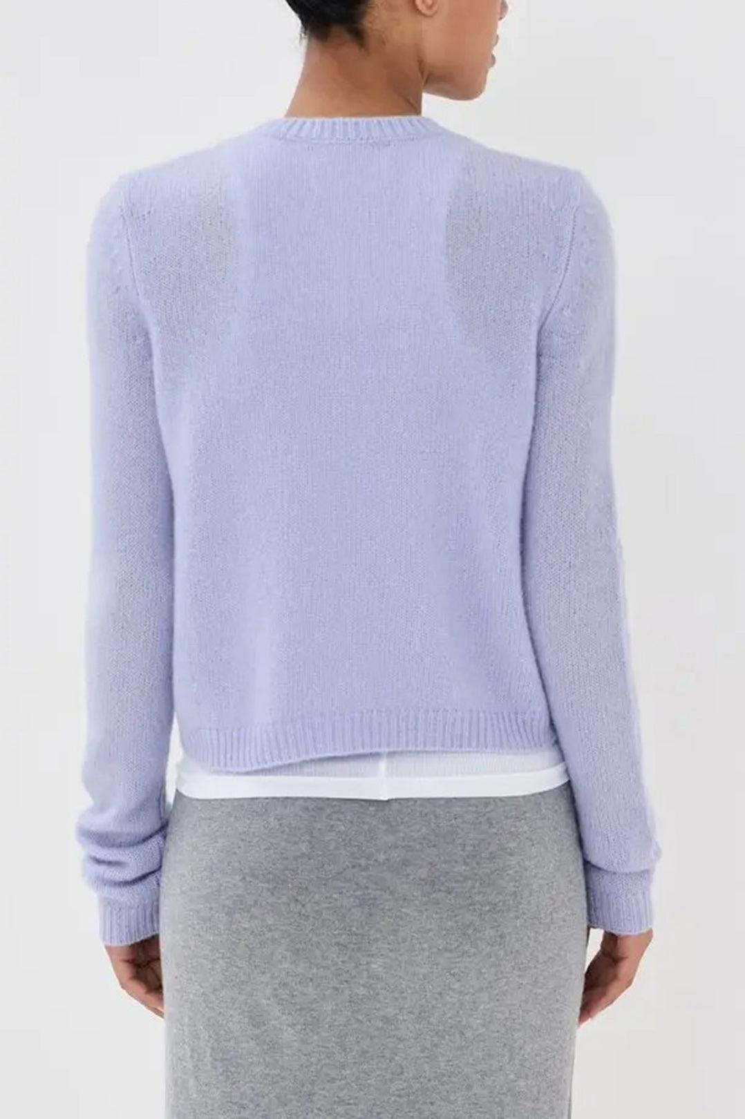 Lisa Yang-Felicia cashmere cardigan - soft lavender-dgallerystore