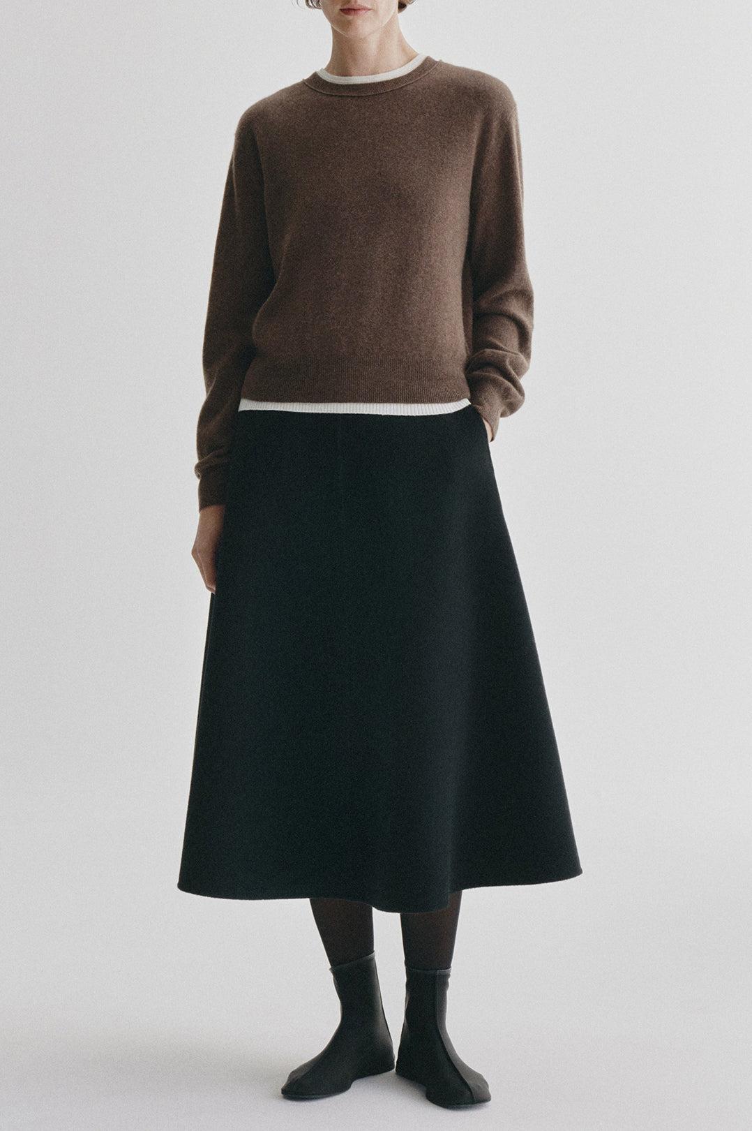 Lisa Yang-Greer sweater dark truffle-dgallerystore