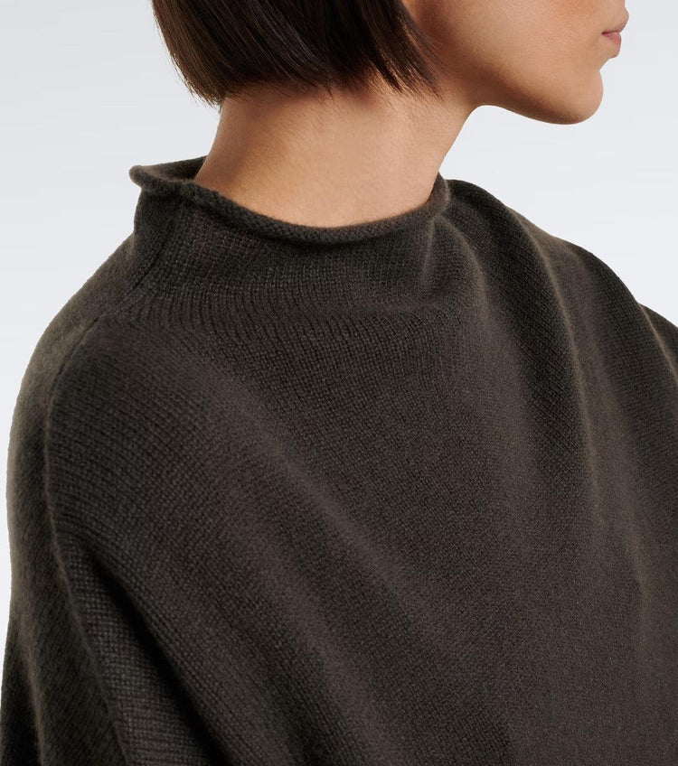 Lisa Yang-Lisa Yang Sandy Cashmere Sweater dark oak-dgallerystore