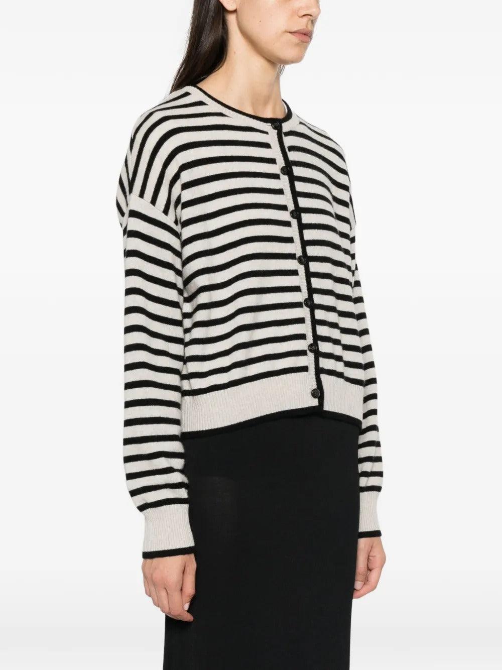 Lisa Yang-Striped Marit Cardigan-dgallerystore